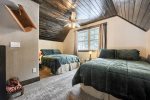 Full beds in loft